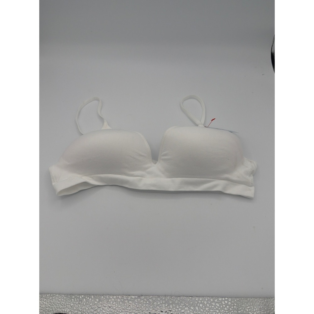 Cat & Jack Girls White Wire-Free Bra Size 36A XL New With Tags
